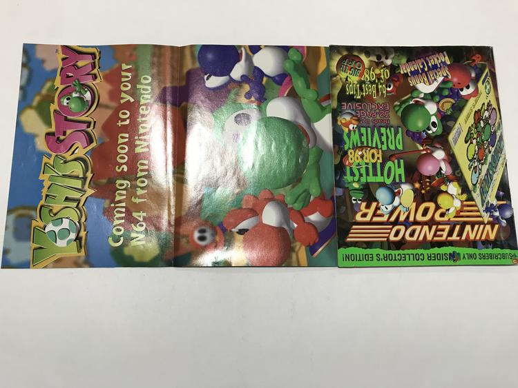 NINTENDO POWER GAMER MAGAZINE VOLUME 104 WITH POSTER - YOSHI'S STORY