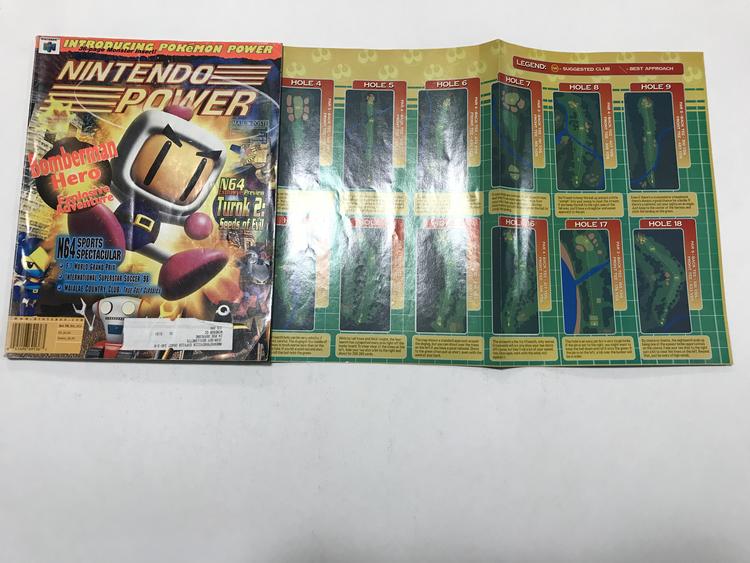 NINTENDO POWER GAMER MAGAZINE VOLUME 111 WITH POSTER - BOMBERMAN HERO