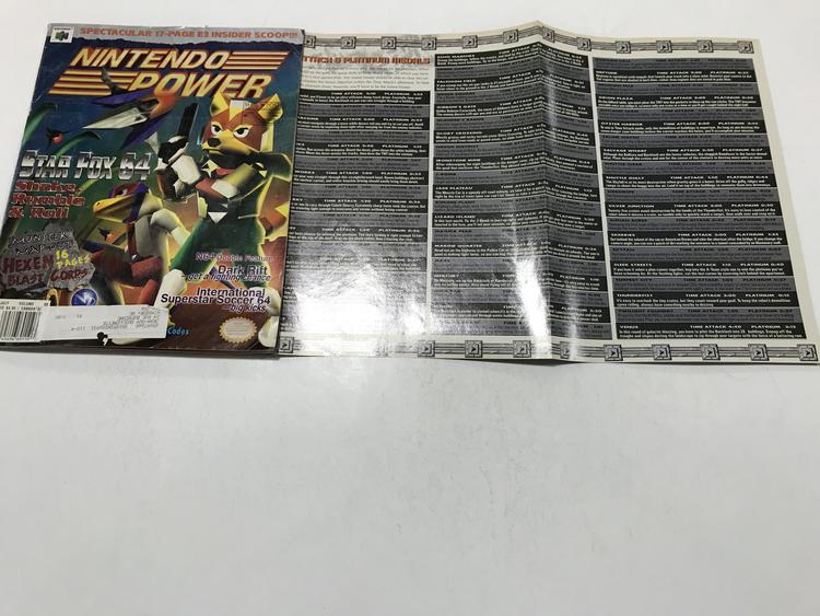 NINTENDO POWER GAMER MAGAZINE VOLUME 98 W/POSTER - STAR FOX 64