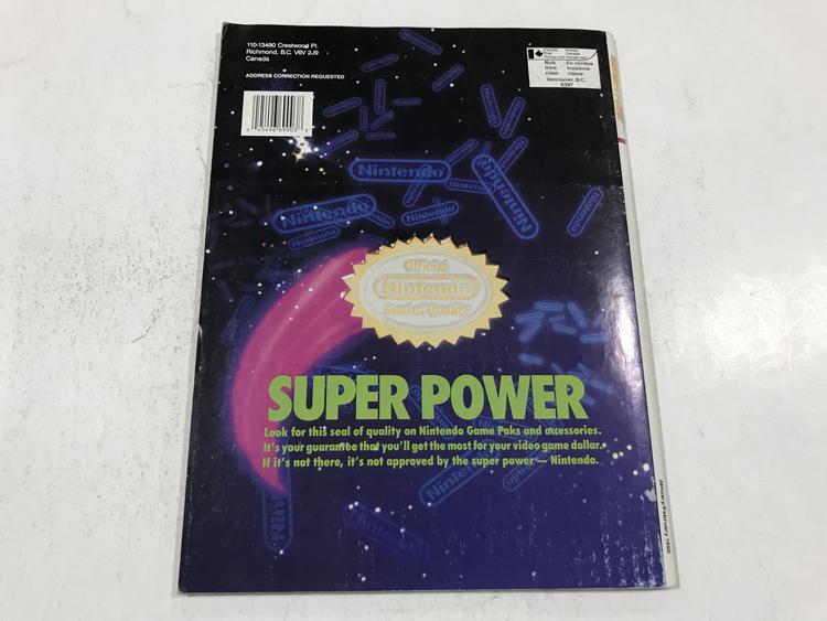 NINTENDO POWER GAMER MAGAZINE VOLUME 10 NO POSTER - BATMAN
