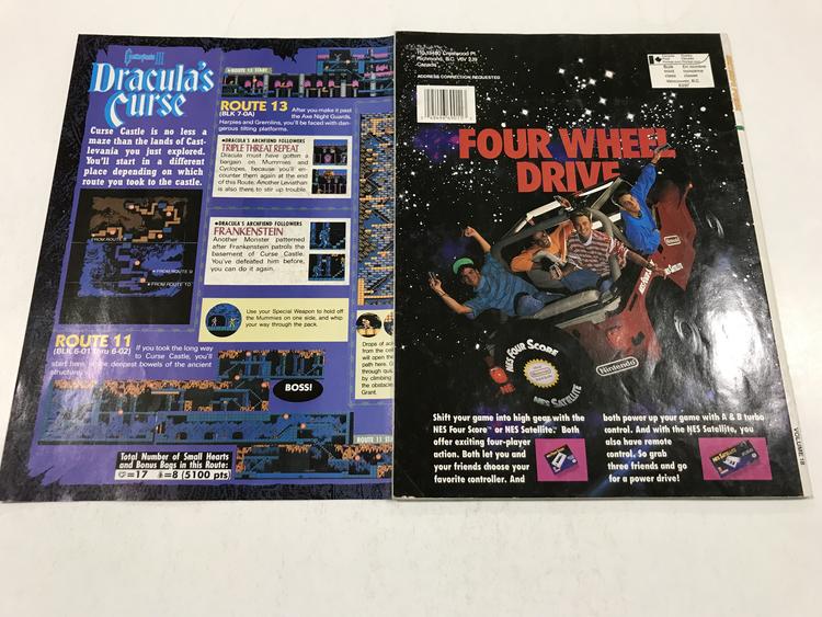 NINTENDO POWER GAMER MAGAZINE VOLUME 18 WITH POSTER - DR MARIO (usagé)