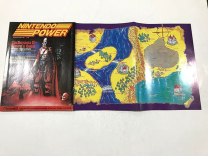 NINTENDO POWER GAMER MAGAZINE VOLUME 2 WITH POSTER - CASTLEVANIA II