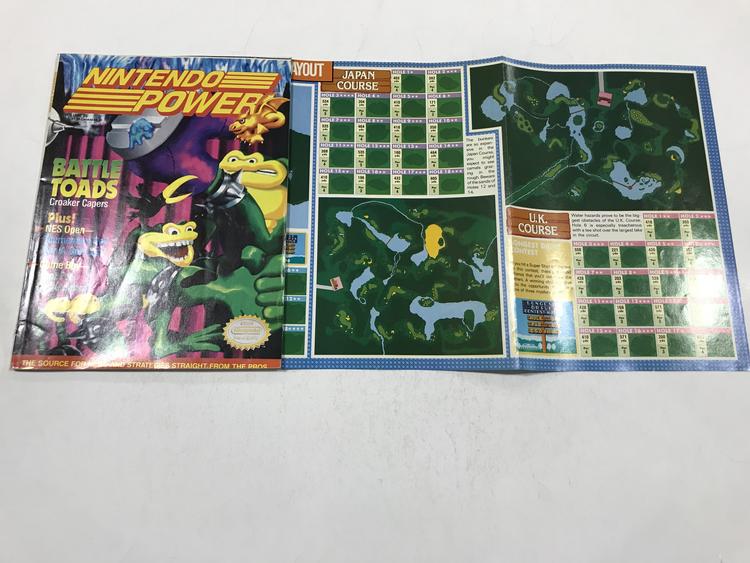 NINTENDO POWER GAMER MAGAZINE VOLUME 25 WITH POSTER - BATTLE TOADS (usagé)