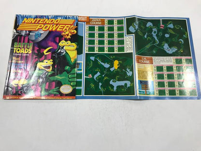NINTENDO POWER GAMER MAGAZINE VOLUME 25 WITH POSTER - BATTLE TOADS (usagé)