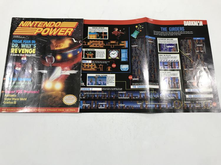 NINTENDO POWER GAMER MAGAZINE VOLUME 27 WITH POSTER - MEGA MAN IN DR WILY'S REVENGE (usagé)