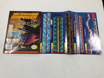 NINTENDO POWER GAMER MAGAZINE VOLUME 36 WITH POSTER - DARKWING DUCK (usagé)