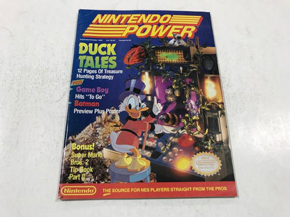 NINTENDO POWER GAMER MAGAZINE VOLUME 8 NO POSTER - DUCK TALES (usagé)