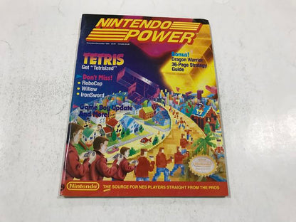 NINTENDO POWER GAMER MAGAZINE VOLUME 9 NO POSTER - TETRIS
