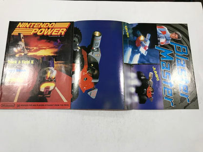NINTENDO POWER GAMER MAGAZINE VOLUME 3 WITH POSTER - TRACK & FIELD II
