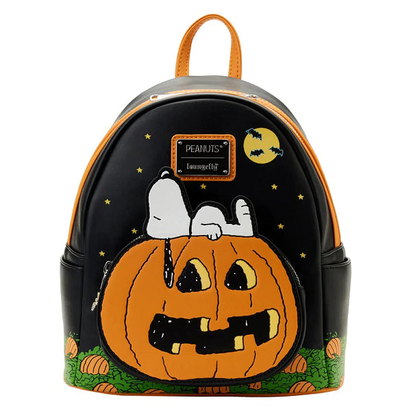LOUNGEFLY PEANUTS GREAT PUMPKIN SNOOPY BACKPACK