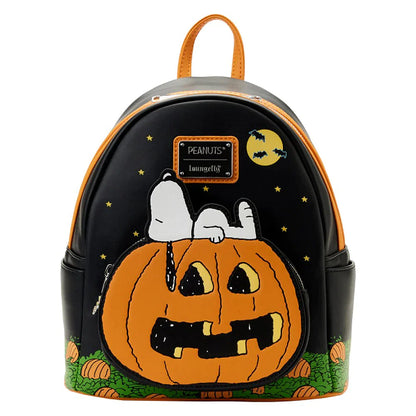 LOUNGEFLY PEANUTS GREAT PUMPKIN SNOOPY BACKPACK