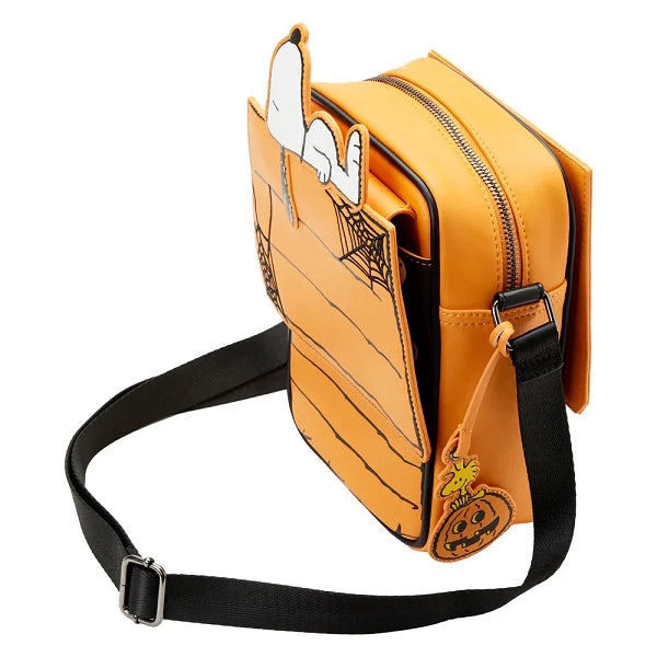 LOUNGEFLY PEANUTS GREAT PUMPKIN SNOOPY DOGHOUSE CROSSBODY BAG