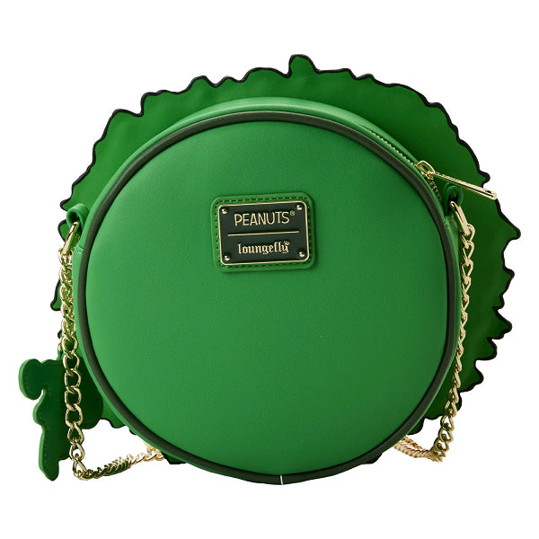 LOUNGEFLY PEANUTS SNOOPY LIGHT UP WREATH CROSSBODY BAG