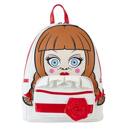 LOUNGEFLY WARNER BROTHERS ANNABELLE COSPLAY BACKPACK (usagé)