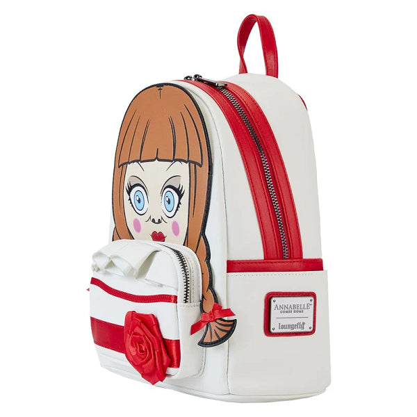 LOUNGEFLY WARNER BROTHERS ANNABELLE COSPLAY BACKPACK