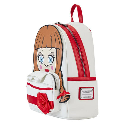LOUNGEFLY WARNER BROTHERS ANNABELLE COSPLAY BACKPACK (usagé)