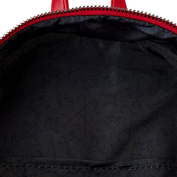 LOUNGEFLY WARNER BROTHERS ANNABELLE COSPLAY BACKPACK (usagé)