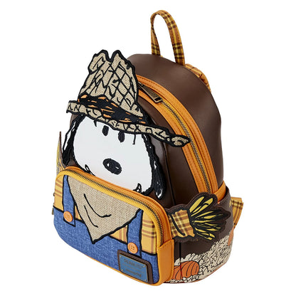 LOUNGEFLY PEANUTS SNOOPY SCARECROW COSPLAY BACKPACK (usagé)