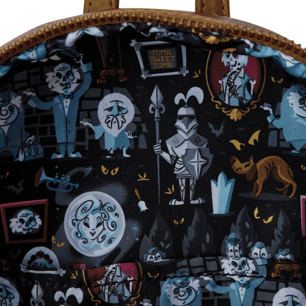 LOUNGEFLY DISNEY HAUNTED MANSION PORTRAITS BACKPACK (usagé)