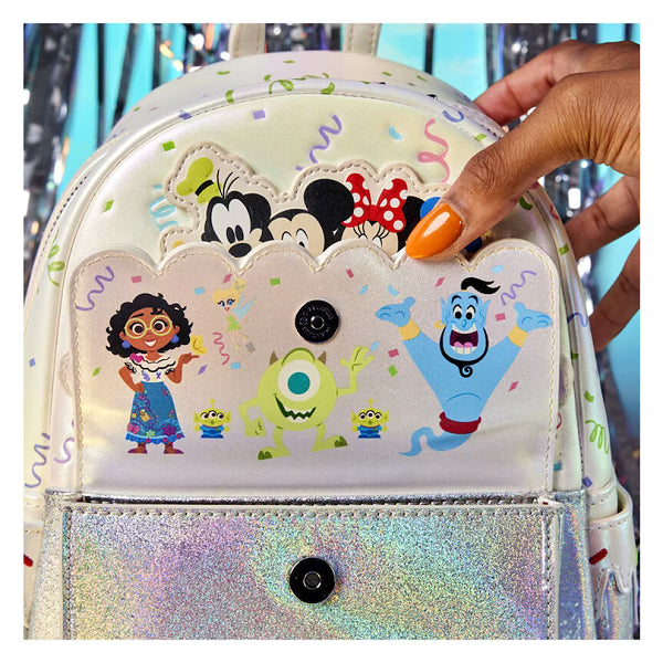 LOUNGEFLY DISNEY 100TH CELEBRATION CAKE BACKPACK (usagé)