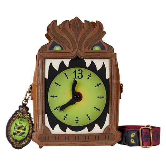 LOUNGEFLY DISNEY HAUNTED MANSION CLOCK CROSSBODY