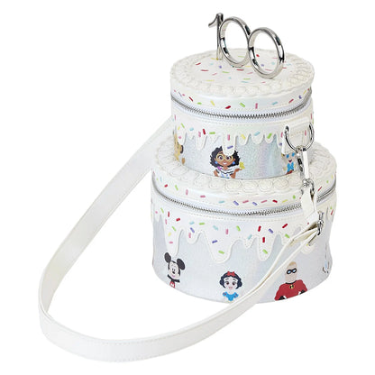 LOUNGEFLY DISNEY 100TH CELEBRATION CAKE CROSSBODY (usagé)
