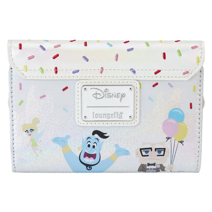 LOUNGEFLY DISNEY 100TH CELEBRATION CAKE WALLET (usagé)