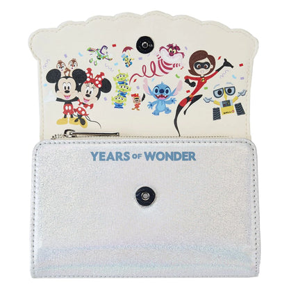 LOUNGEFLY DISNEY 100TH CELEBRATION CAKE WALLET (usagé)