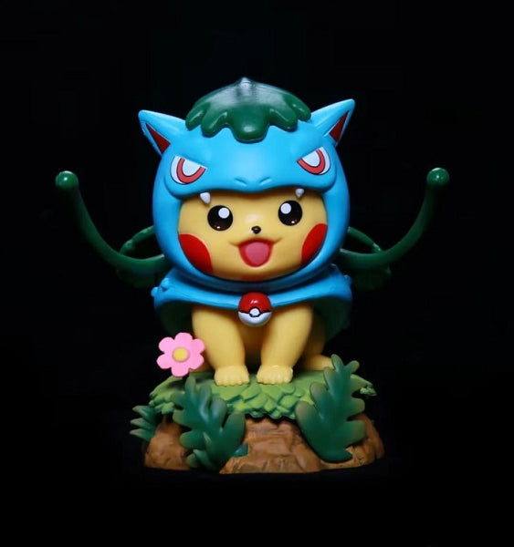 PIKACHU COSPLAY VENUSAUR 12 CM PVC