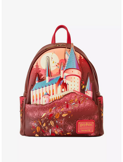 LOUNGEFLY HARRY POTTER HOGWARTS FALL BACKPACK (usagé)