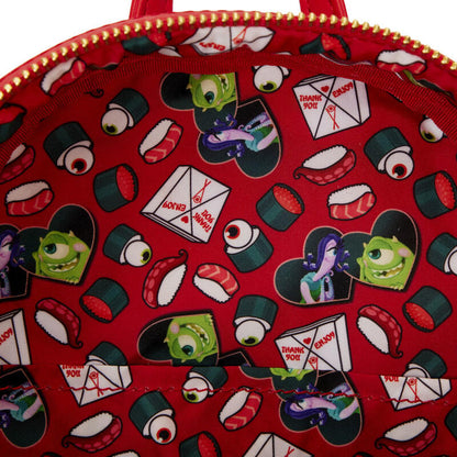 LOUNGEFLY DISNEY MONSTER INC BOO TAKEOUT BACKPACK
