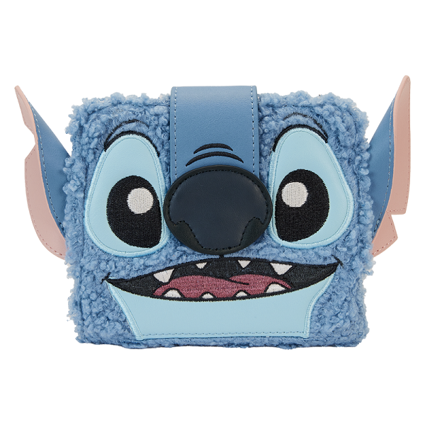 LOUNGEFLY DISNEY STITCH PLUSH WALLET (usagé)