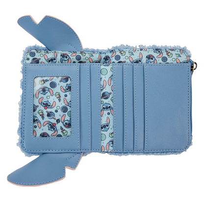 LOUNGEFLY DISNEY STITCH PLUSH WALLET