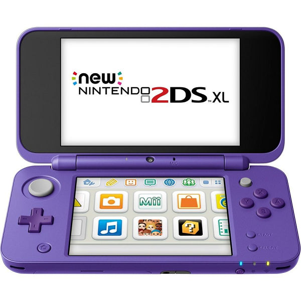 NEW NINTENDO 2DS XL PURPLE & SILVER (usagé)
