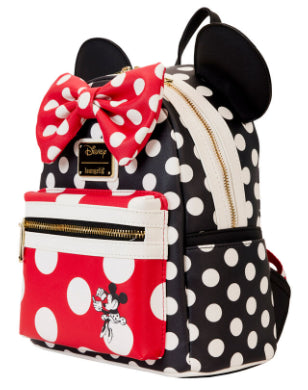 LOUNGEFLY DISNEY MINNIE ROCKS THE DOTS BACKPACK