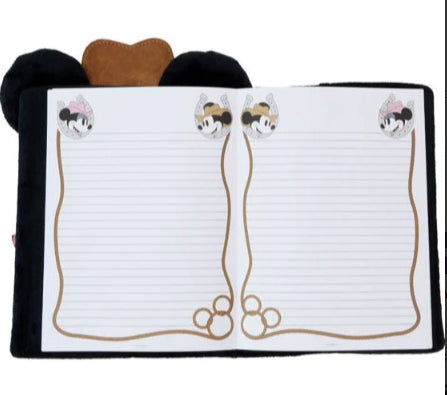 LOUNGEFLY DISNEY MICKEY WESTERN PLUSH JOURNAL