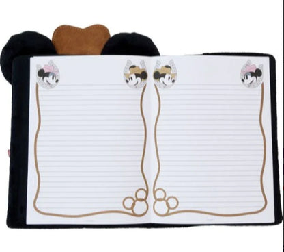 LOUNGEFLY DISNEY MICKEY WESTERN PLUSH JOURNAL