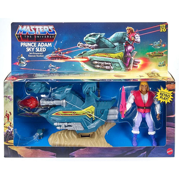 MASTER OF THE UNIVERSE PRINCE ADAM SKY SLED