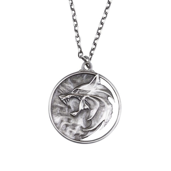 WITCHER WOLF MEDALLION NECKLACE REPLICA