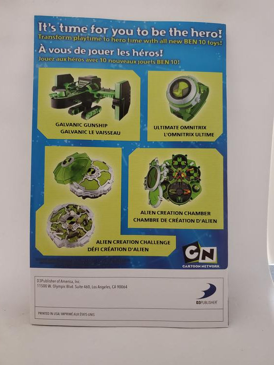 BEN 10 ALIEN FORCE VILGAX ATTACKS (COMPLETE IN BOX)