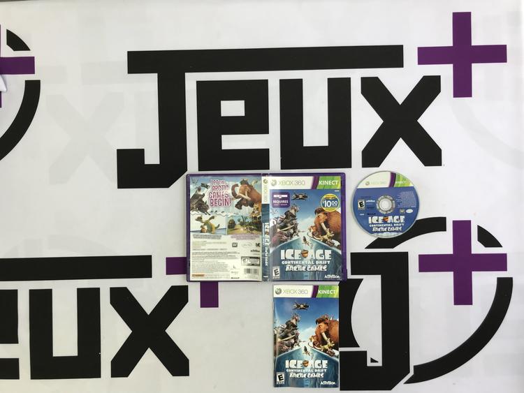 ICE AGE CONTINENTAL DRIFT ARTIC GAMES KINECT (COMPLETE IN BOX)