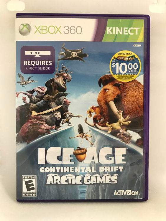 ICE AGE CONTINENTAL DRIFT ARTIC GAMES KINECT (COMPLETE IN BOX)