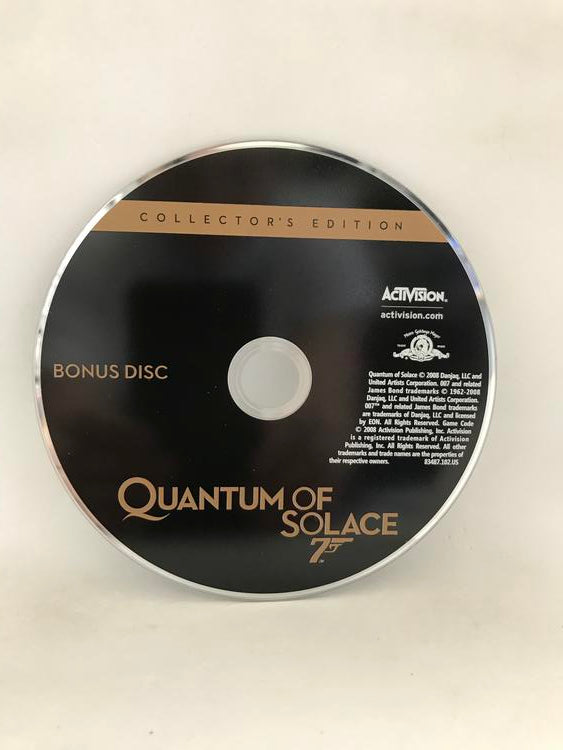 007 JAMES BOND QUANTUM OF SOLACE COLLECTOR'S EDITION (COMPLETE IN BOX)