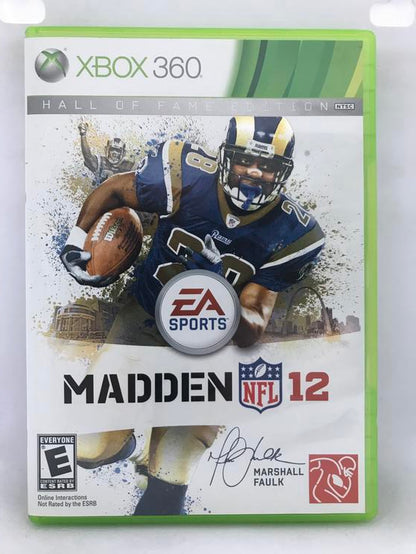 MADDEN NFL 12 HALL OF FAME EDITION (WITH BOX) (usagé)