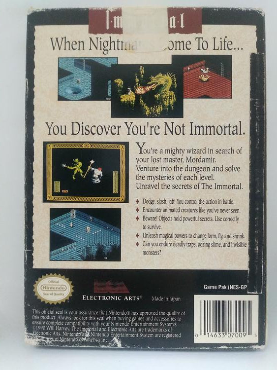 THE IMMORTAL (COMPLETE IN BOX)