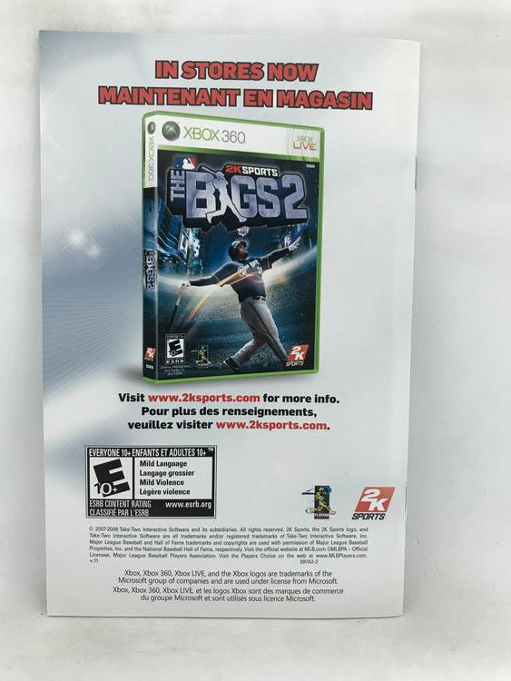 MAJOR LEAGUE BASEBALL 2K10 (COMPLETE IN BOX)