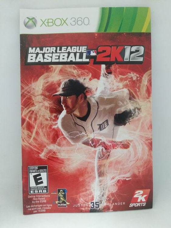 MAJOR LEAGUE BASEBALL 2K12 (COMPLETE IN BOX) (usagé)
