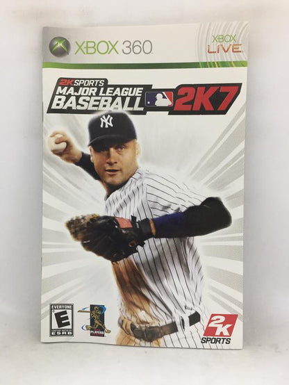 MAJOR LEAGUE BASEBALL 2K7 (COMPLETE IN BOX)