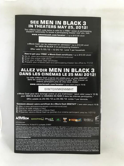 MEN IN BLACK ALIEN CRISIS (COMPLETE IN BOX) (usagé)
