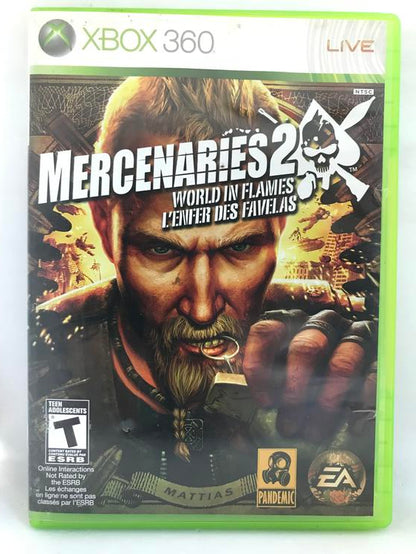 MERCENARIES 2 WORLD IN FLAMES (COMPLETE IN BOX)